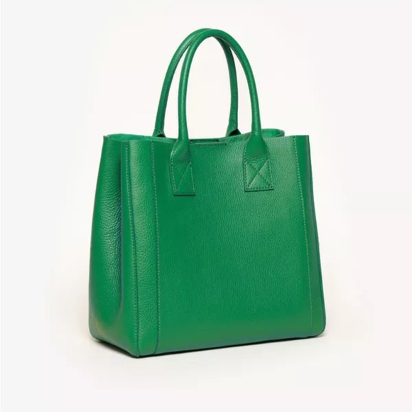 M Gemi The Elena Medio Tote in Jewel Green - Picture 2 of 16